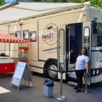 History-Cinema im PampaBUS beim Jubiläumsfest der Shopping-Raststätte Würenlos